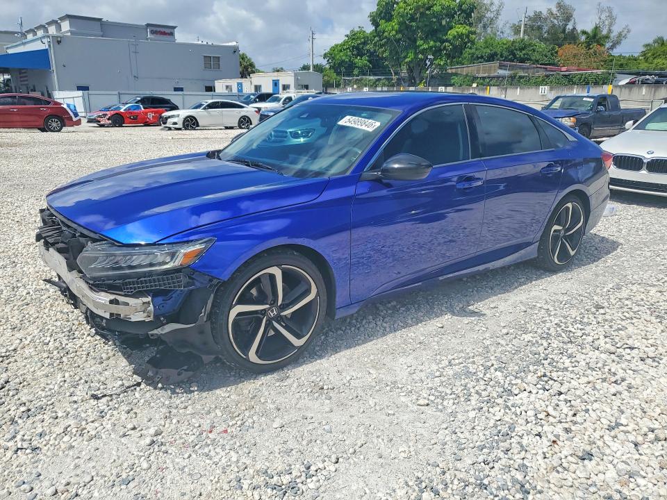 2022 HONDA ACCORD — VIN 1HGCV1F41NA009288