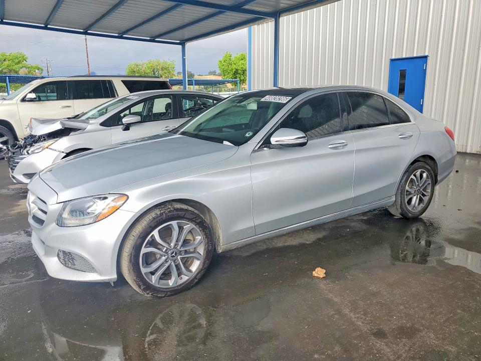 2018 MERCEDES-BENZ C — VIN WDDWF4KB0JR337334