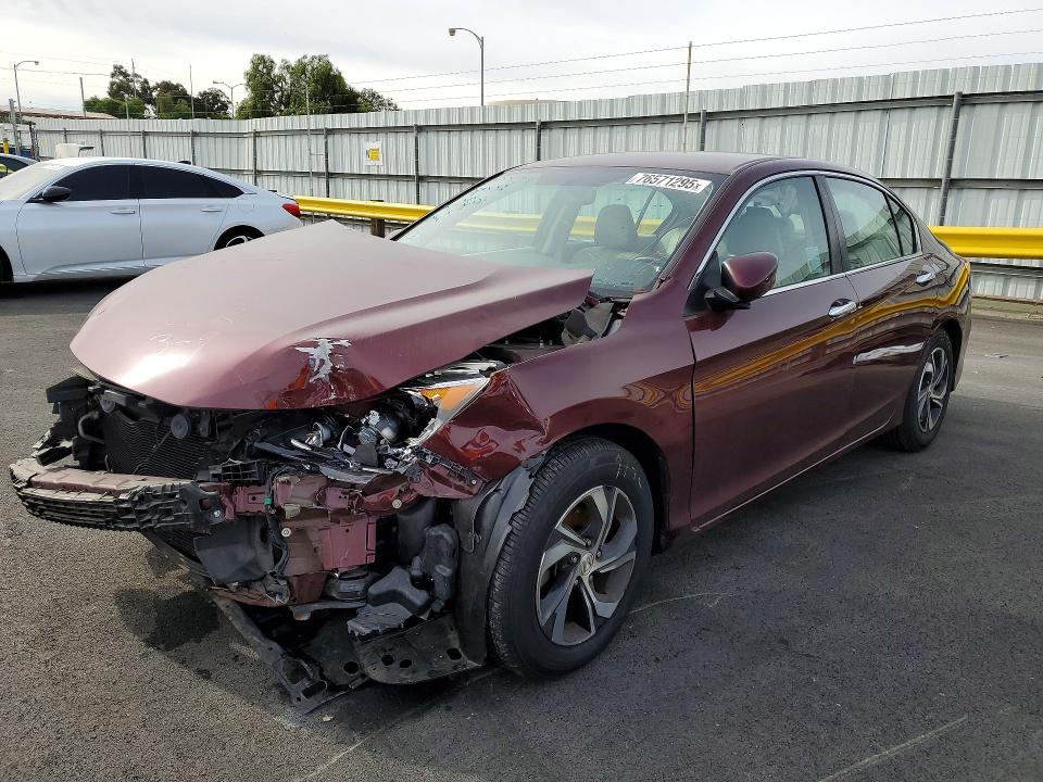 2016 HONDA ACCORD — VIN 1HGCR2F31GA168123