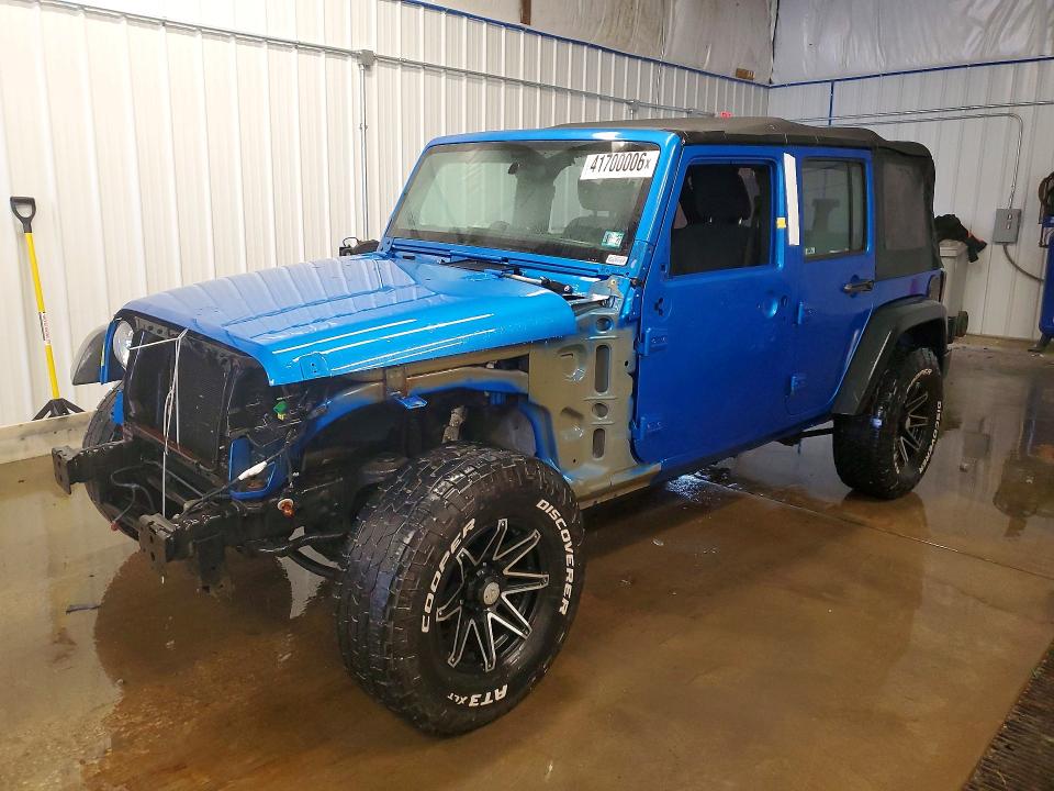 2016 JEEP WRANGLER UNLIMITED — VIN 1C4BJWDGXGL160766
