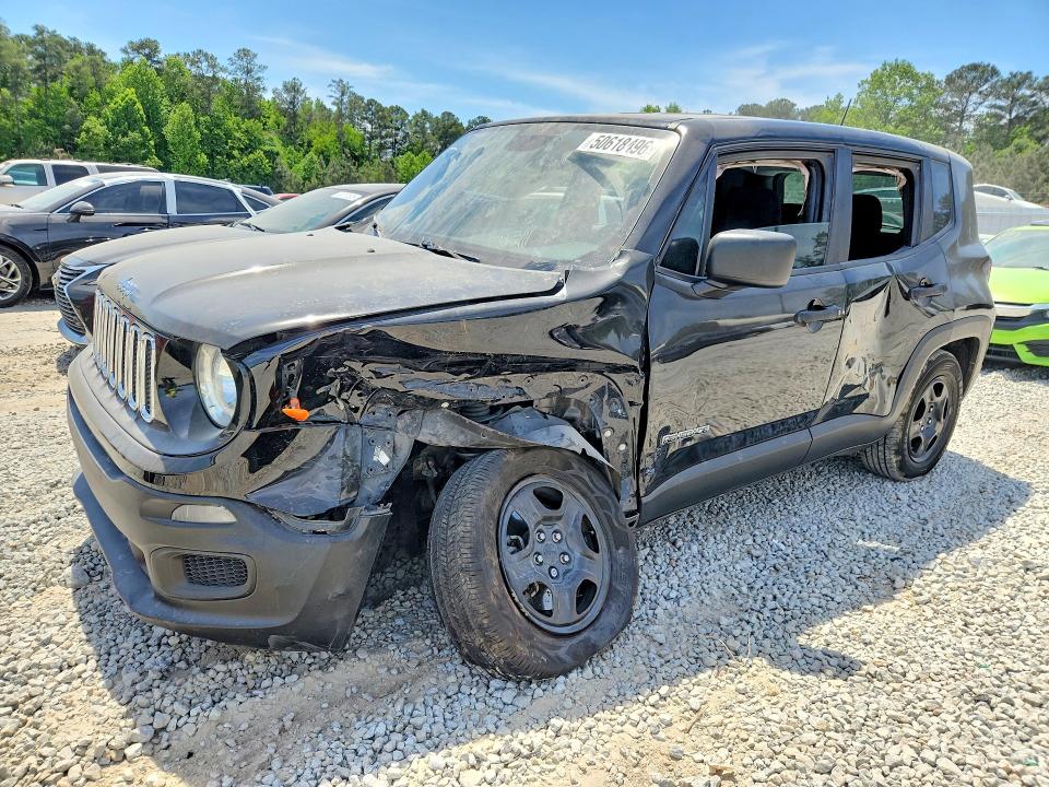2018 JEEP RENEGADE — VIN ZACCJBAB1JPH99160
