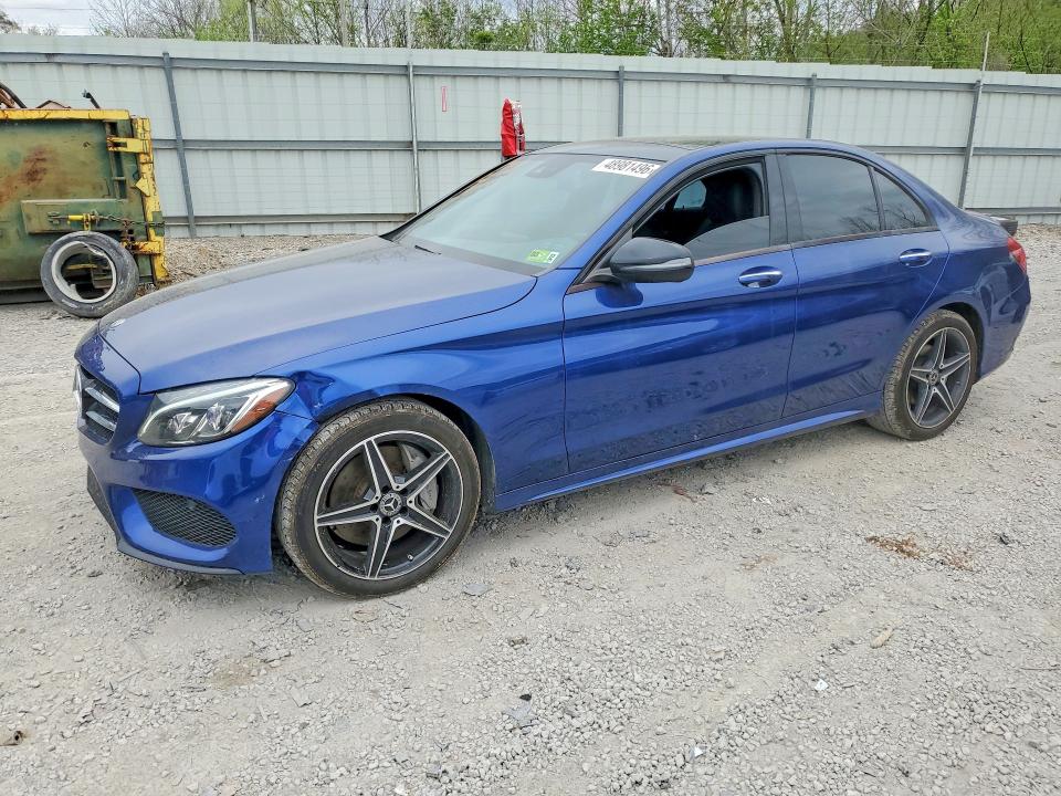 2018 MERCEDES-BENZ C — VIN 55SWF4KBXJU242004