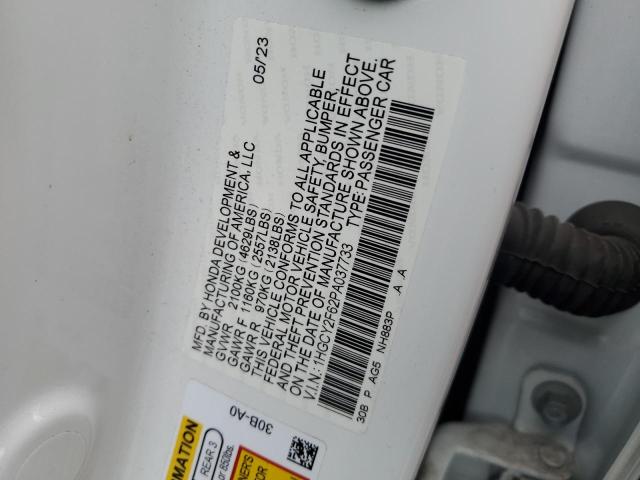 1HGCY2F62PA037733