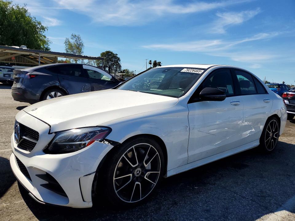 2020 MERCEDES-BENZ C — VIN WDDWF8DB1LR551787