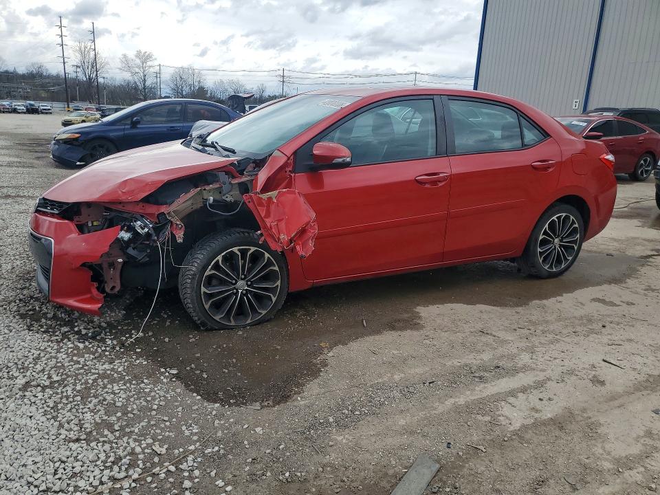 2016 TOYOTA COROLLA — VIN 5YFBURHE3GP541237