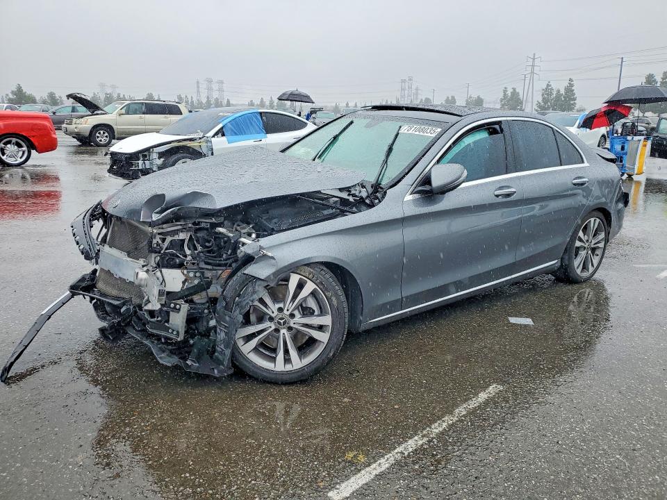 2018 MERCEDES-BENZ C — VIN WDDWF4JB1JR386687