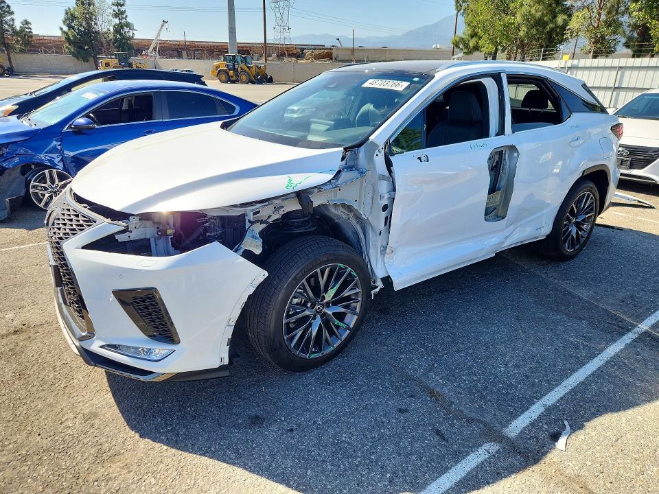 2022 LEXUS RX 450H — VIN 2T2YGMDA7NC092449