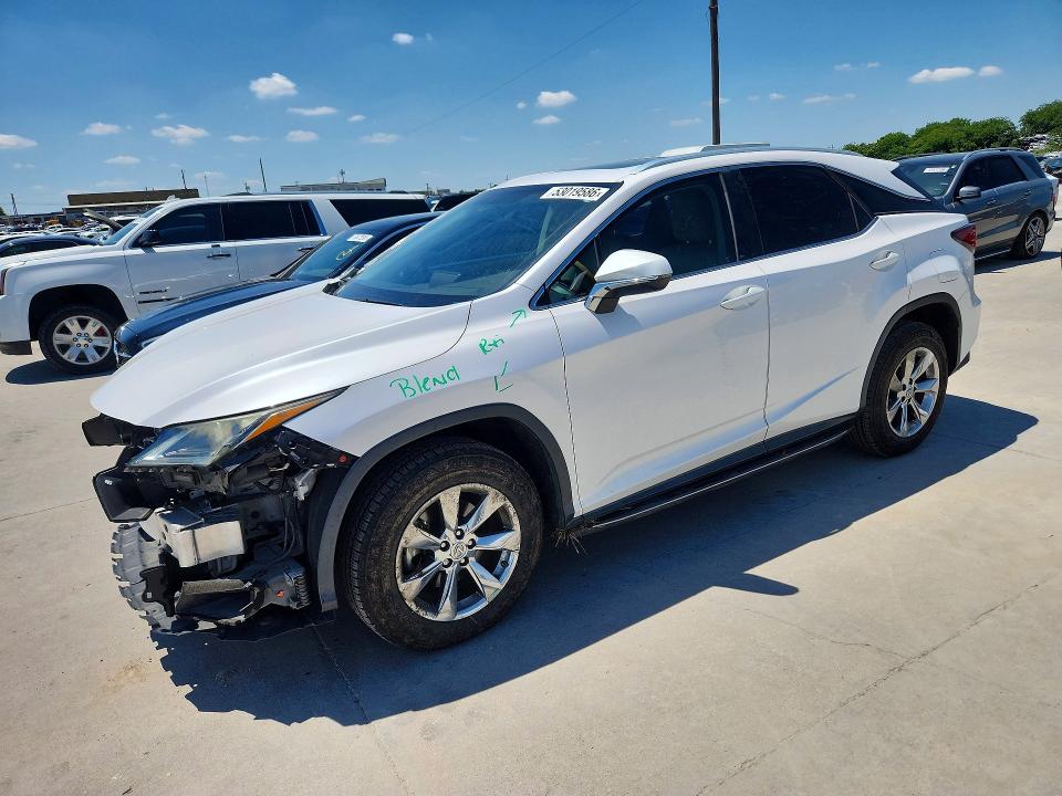 2016 LEXUS RX — VIN 2T2ZZMCA6GC034304