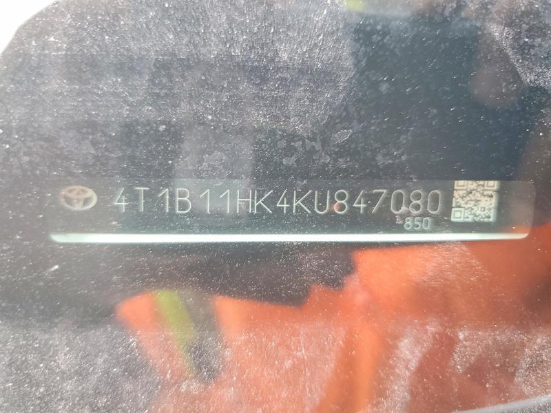 4T1B11HK4KU847080