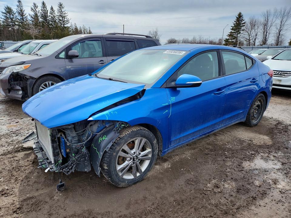 2018 HYUNDAI ELANTRA GL 4DR — VIN KMHD84LFXJU479177