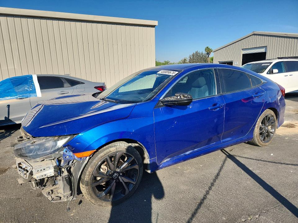 2021 HONDA CIVIC — VIN 2HGFC2F80MH553809