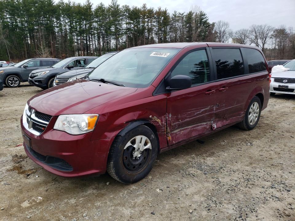 2017 DODGE GRAND CARAVAN — VIN 2C4RDGBG1HR563509