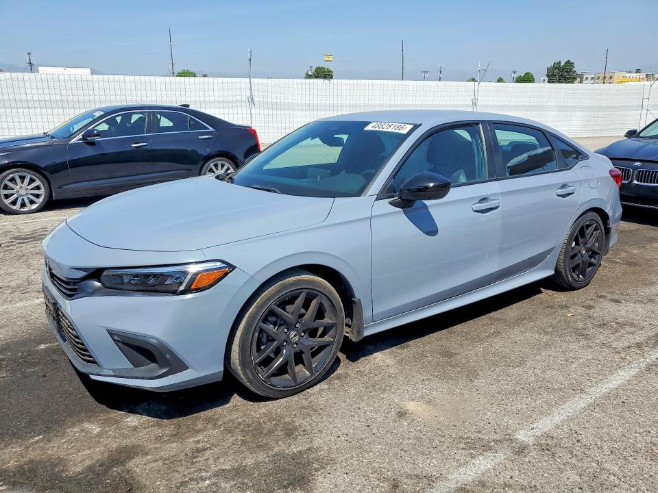 2022 HONDA CIVIC — VIN 2HGFE2F51NH527589