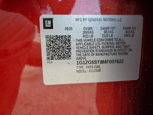 1G1ZG5ST8MF007622