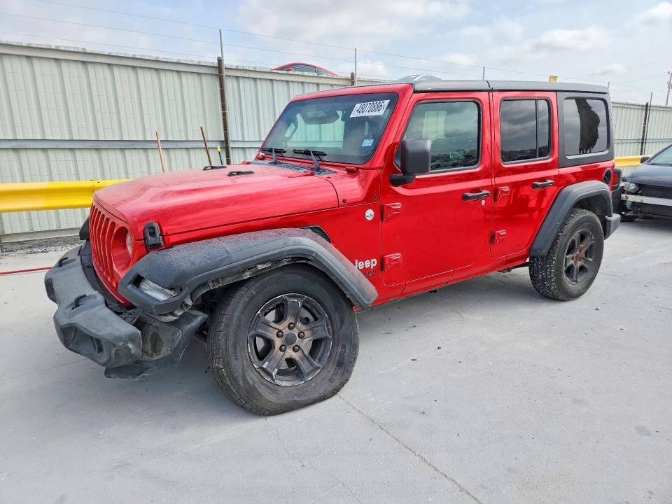 2019 JEEP WRANGLER UNLIMITED — VIN 1C4HJXDG9KW538261