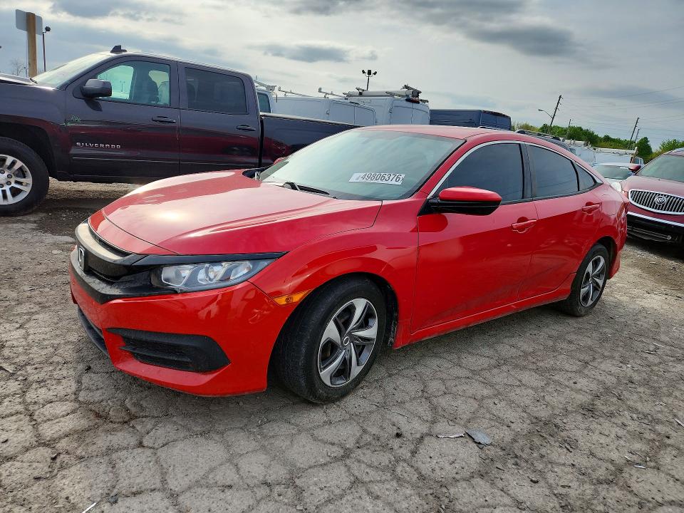 2016 HONDA CIVIC — VIN 2HGFC2F5XGH543752