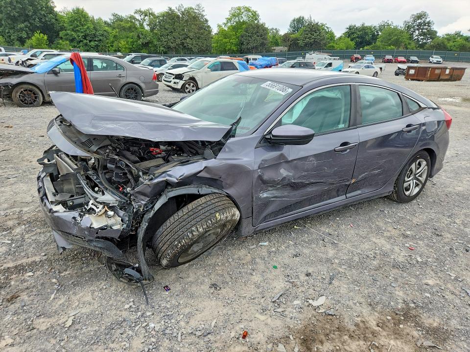 2018 HONDA CIVIC — VIN 2HGFC2F50JH580624