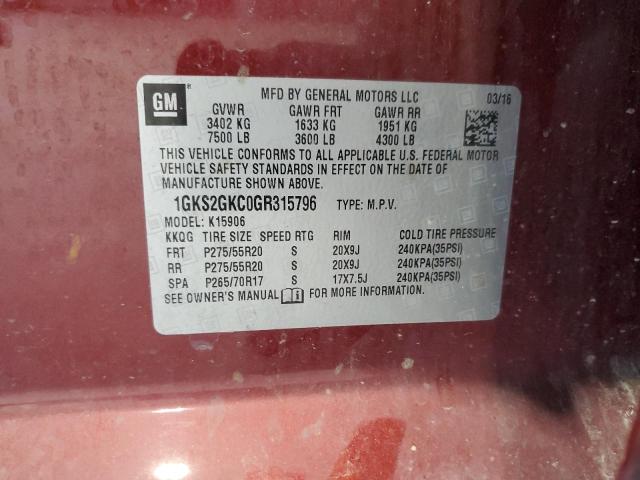 1GKS2GKC0GR315796