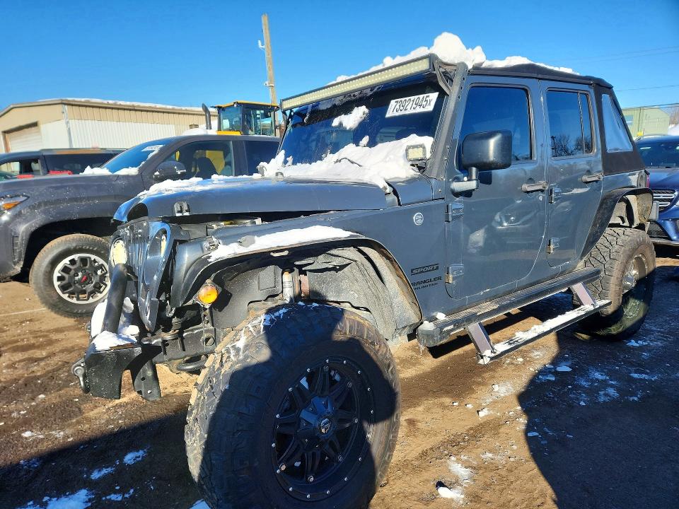 2016 JEEP WRANGLER UNLIMITED — VIN 1C4BJWDG3GL191843