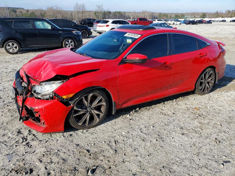 2018 HONDA CIVIC — VIN 2HGFC1E54JH703093