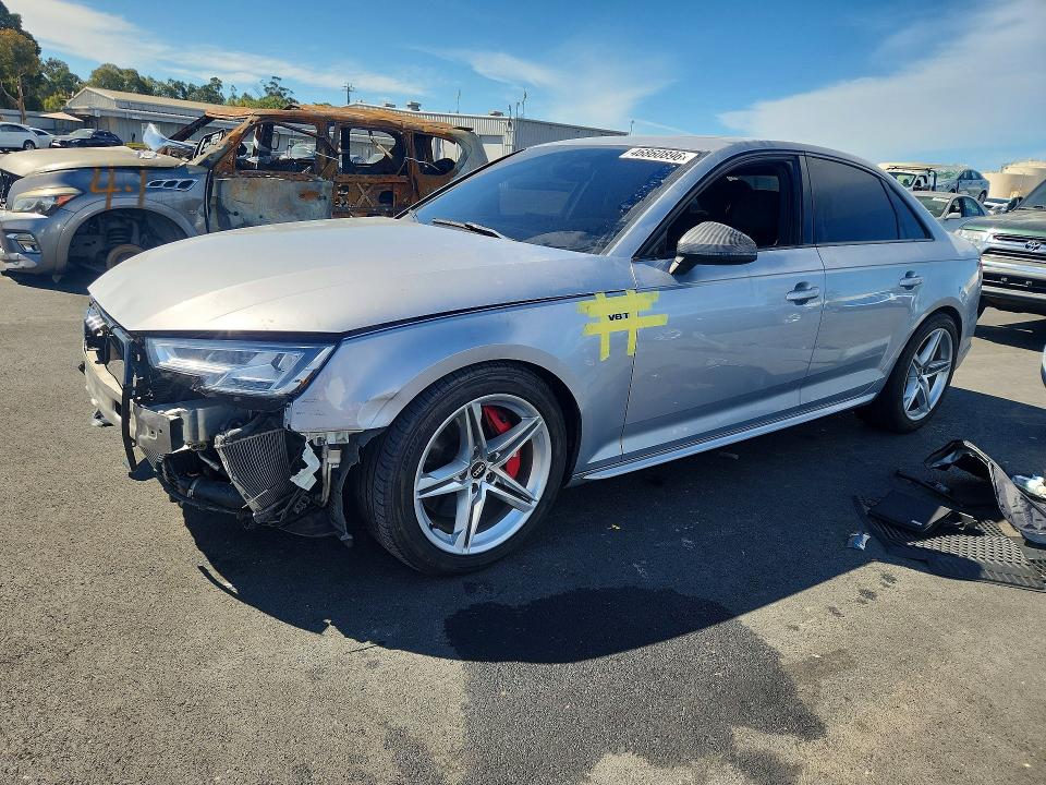 2018 AUDI S4 — VIN WAUB4AF44JA113455