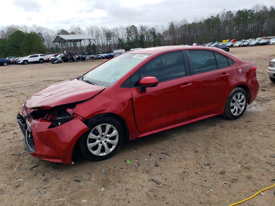 2020 TOYOTA COROLLA — VIN 5YFEPRAE6LP078101