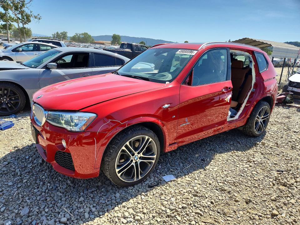 2016 BMW X3 — VIN 5UXWZ7C59G0R32447