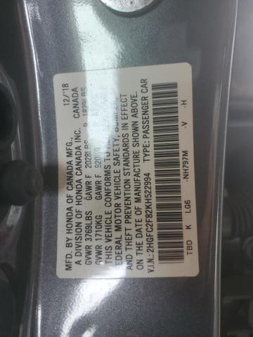 2HGFC2F82KH522994