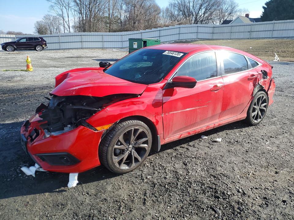 2021 HONDA CIVIC — VIN 2HGFC2F81MH518695